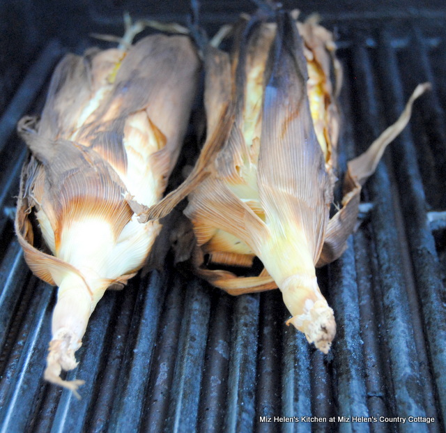 Grilled Corn with Dill Butter