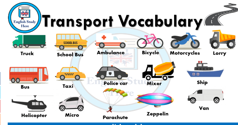 English is fun : Means of Transportation