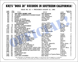 KHJ Boss 30 No. 61 - August 31, 1966