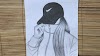 Hidden Face Drawing of Girl Pencil Sketch // How to Draw a Girl with Cap Step by Step