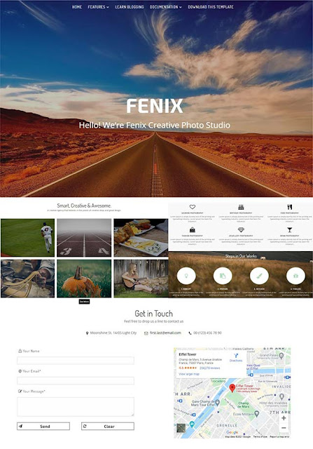 Fenix Blogger Template