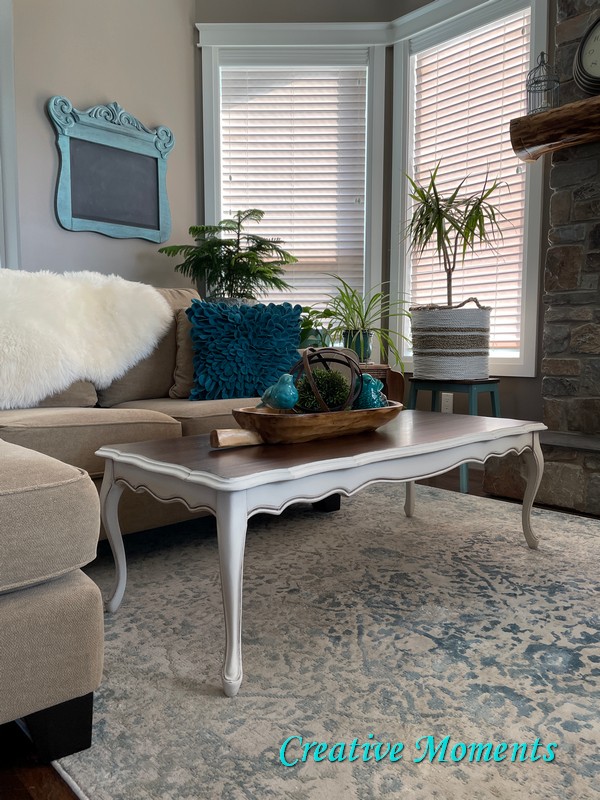 Durable and Beautiful Coffee Table Makeover with Dixie Bell