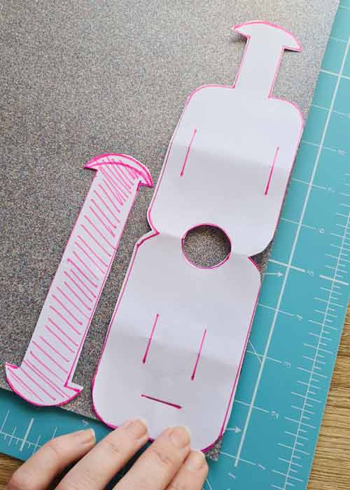 hand sanitiser pouch pattern