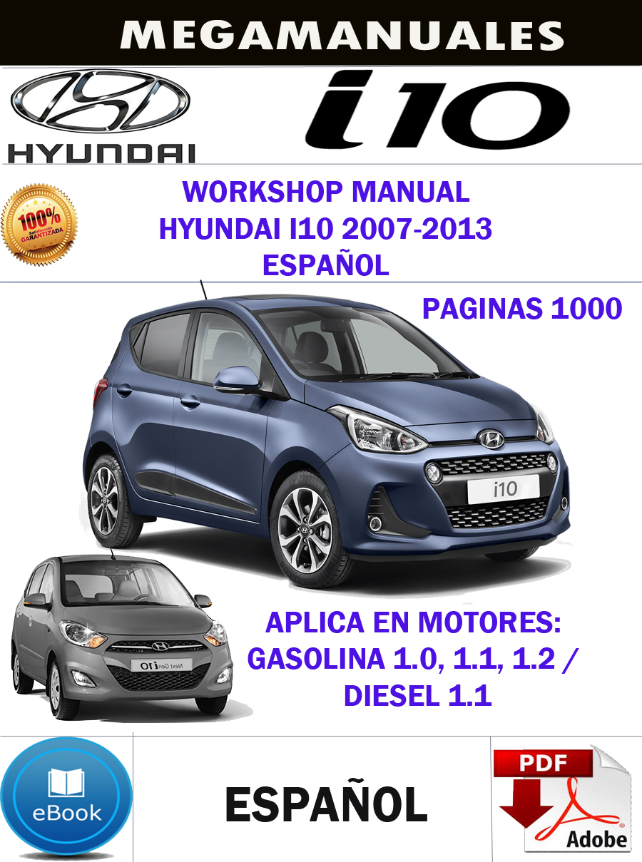 Manual De Taller Hyundai I10 (20072013) En Español