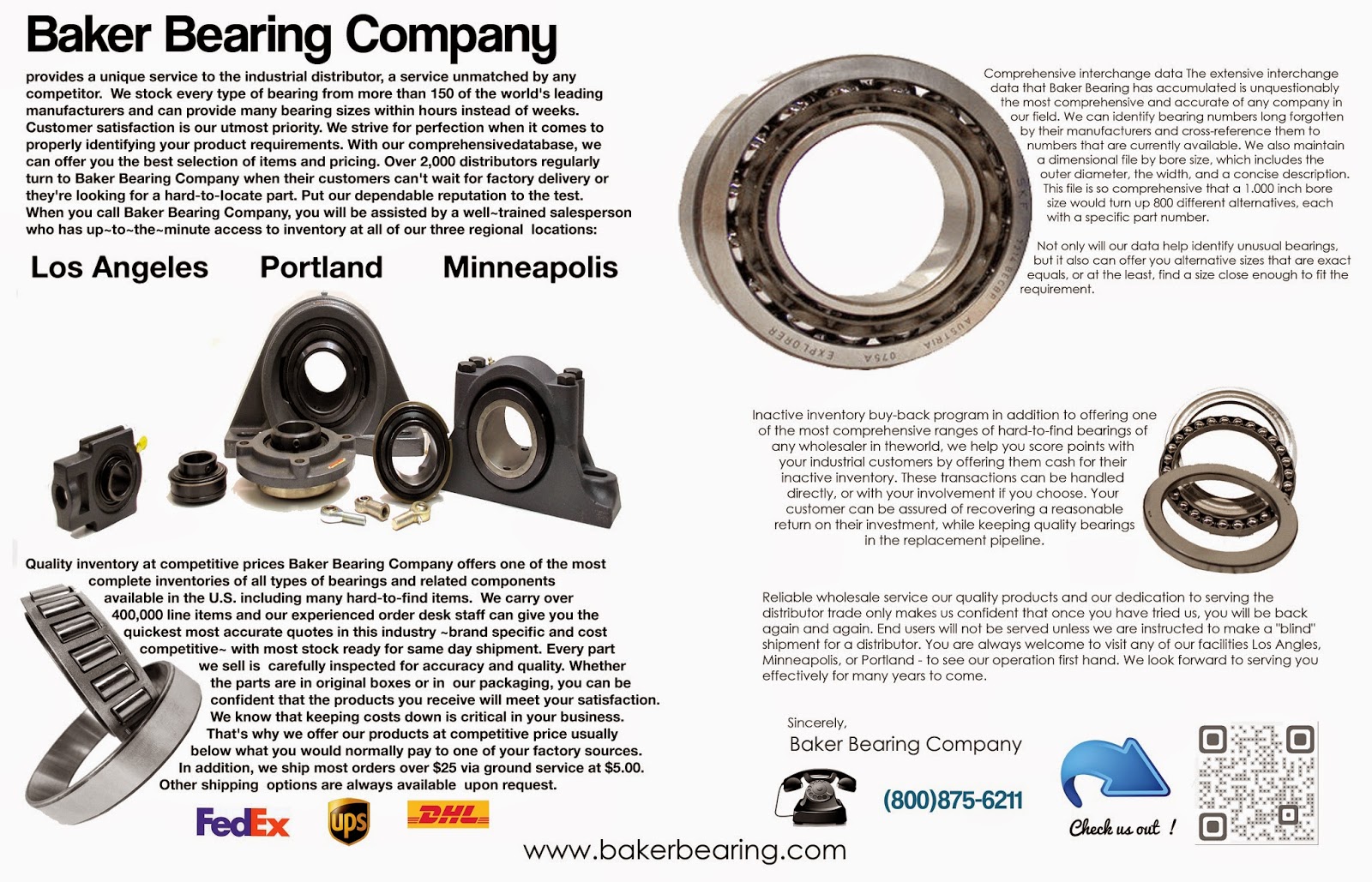 We buy surplus bearings ! Obsolete and rare bearings