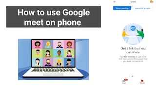 How to use google meet on phone