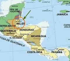 Belize un pa s de coral Am rica - Mapa 1 Belice