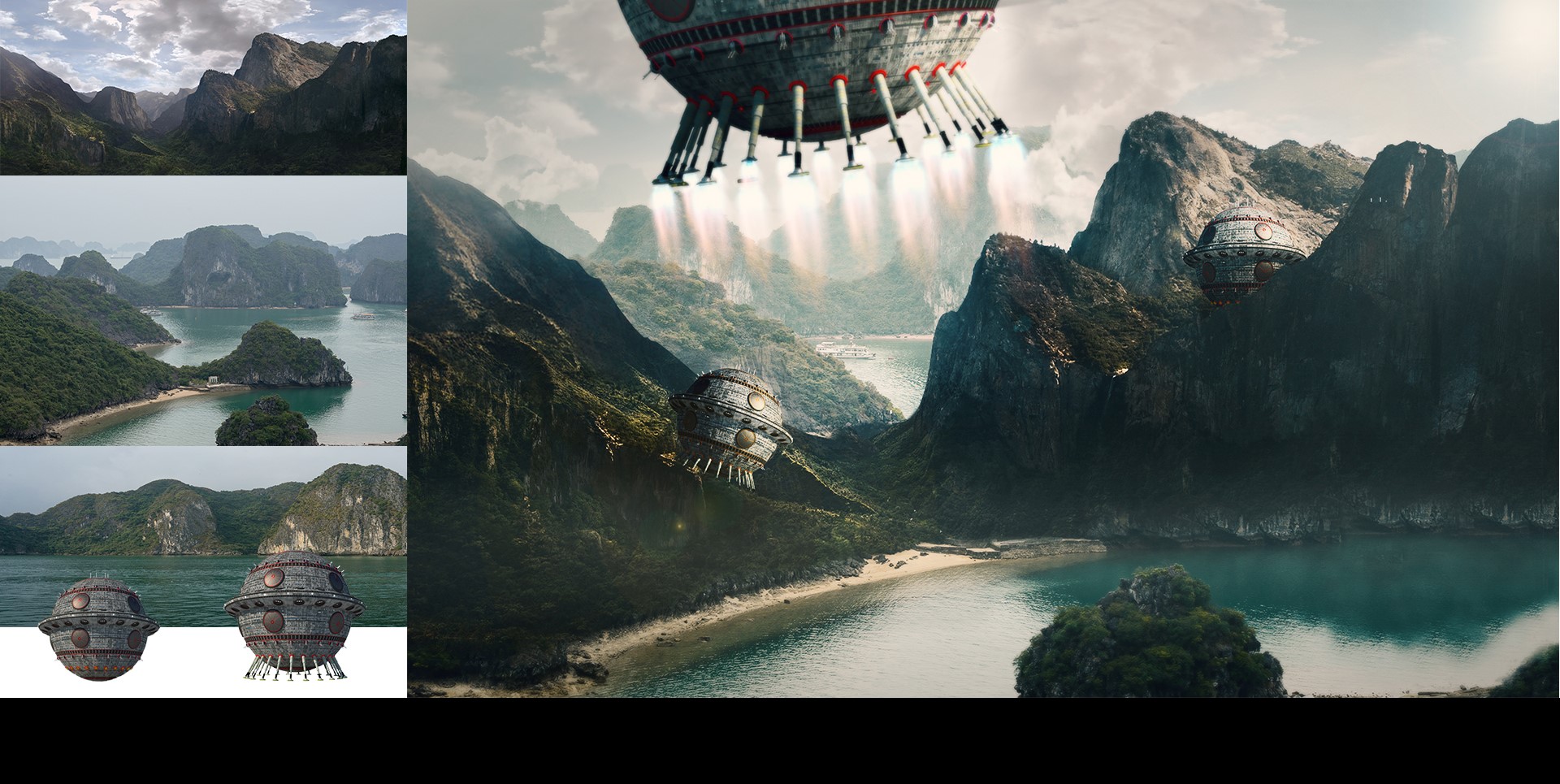Adobe matte painting and Adobe manipulation My
