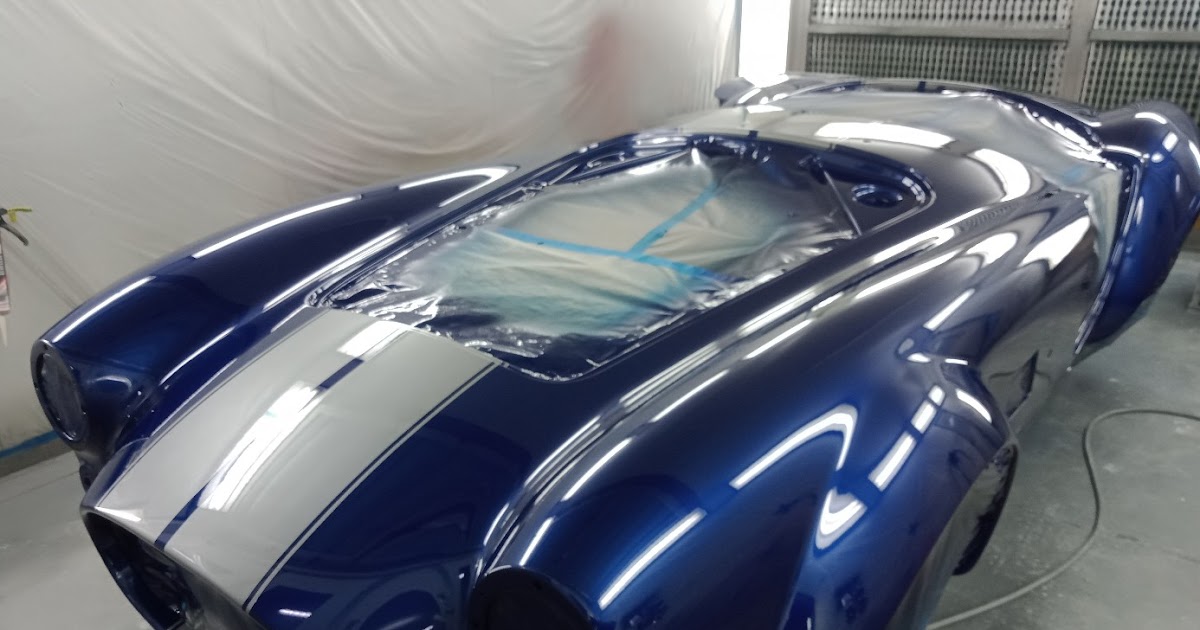 Classic Revival AC Cobra Replica SC 427 Final painting of Cobra in