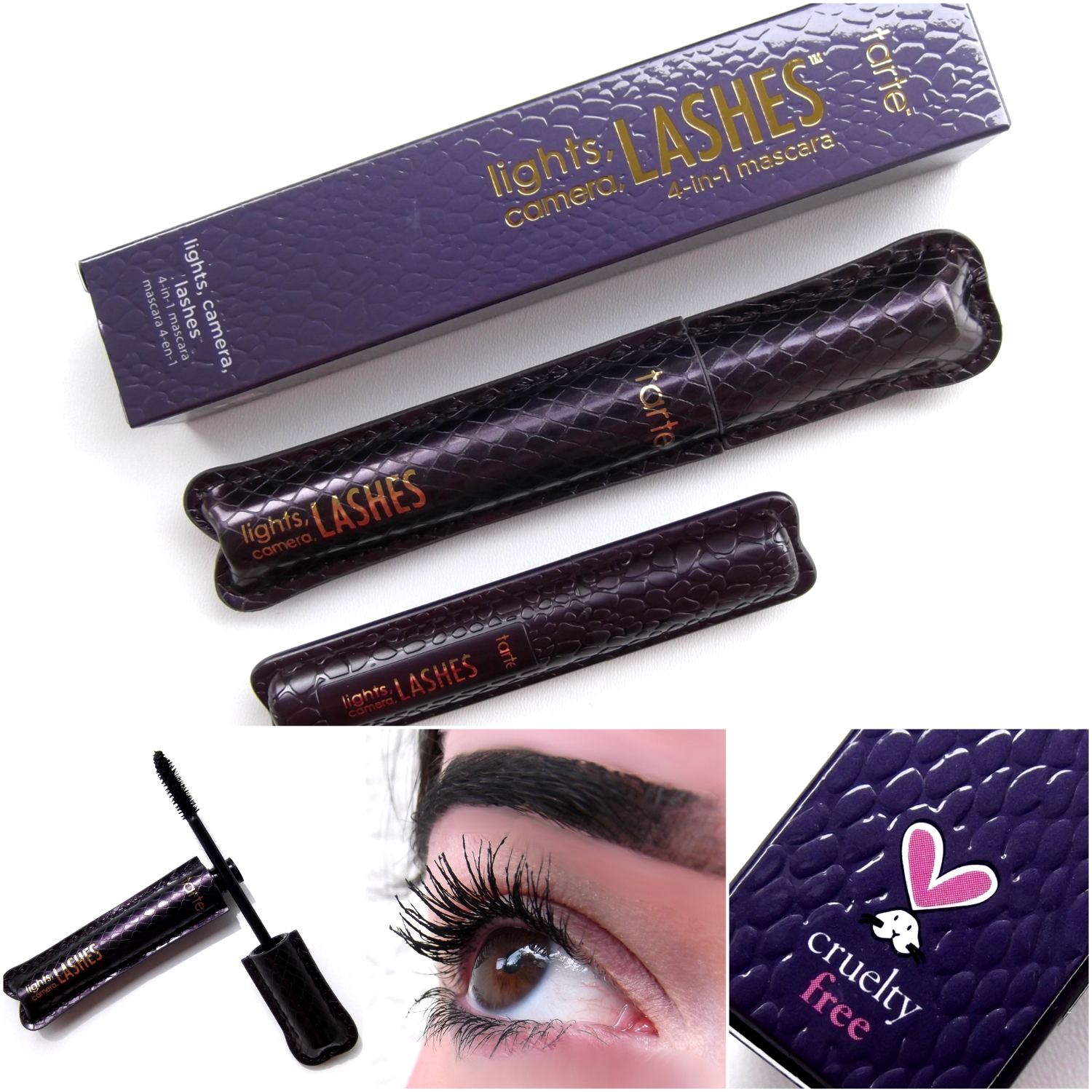 TARTE COSMETICS Mascara Lights Camera Lashes 4 in 1.Review