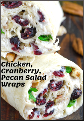 Chicken Cranberry Pecan Salad Wraps Resep Anda