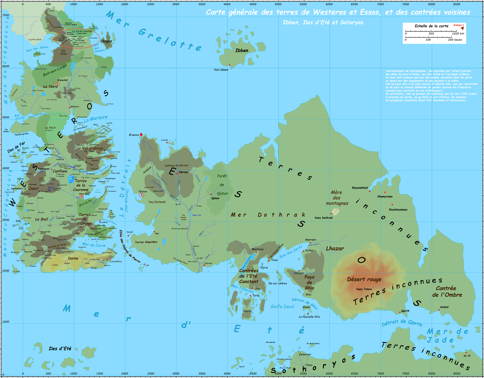 Westeros And Essos Map