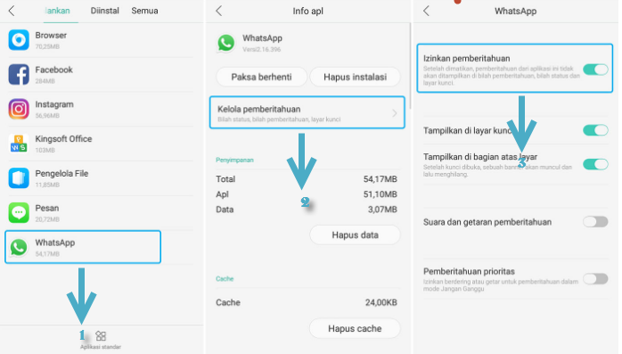 cara menampilkan aplikasi yang tidak muncul di menu