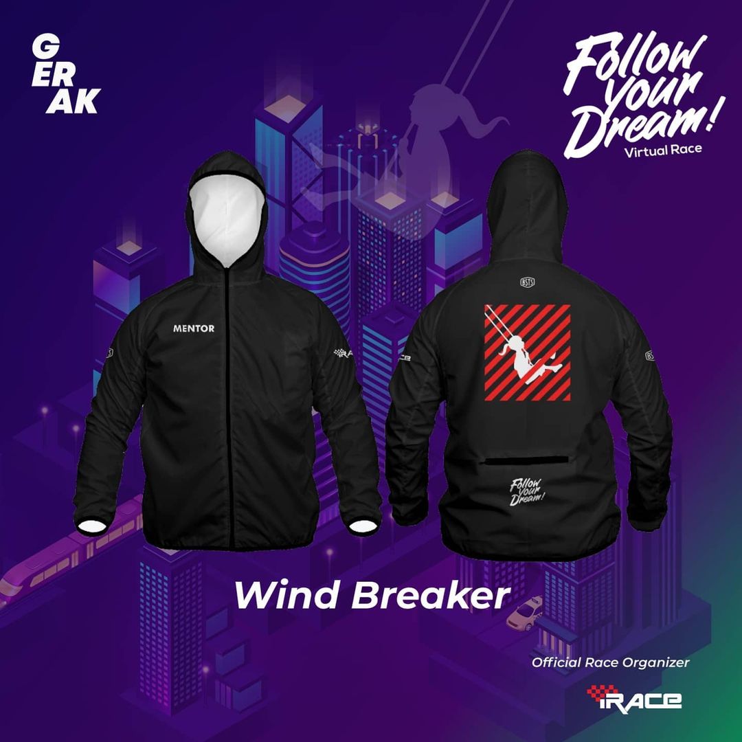 Mentor Jaket 🔍 Follow Your Dream Virtual Race • 2021 Mentor Jaket - Follow Your Dream Virtual Race • 2021