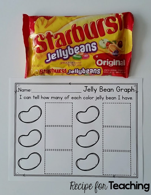 Jelly Bean Graphing - Recipe for Teaching