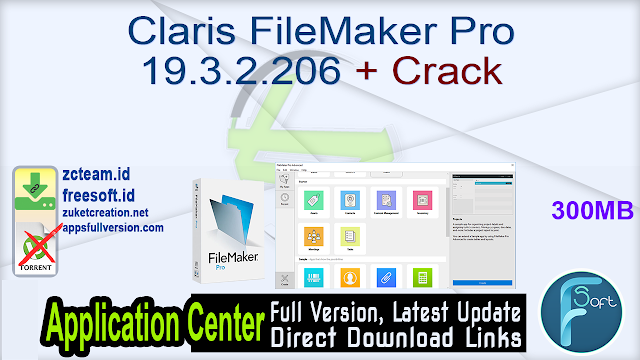 Claris FileMaker Pro 19.3.2.206 + Crack_ ZcTeam.id