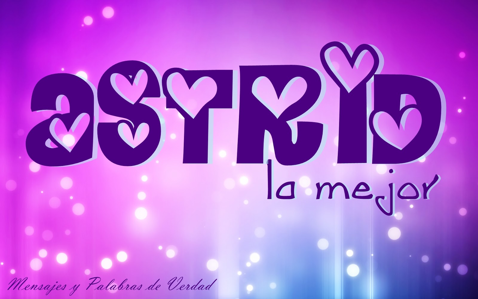 Mensajes y Palabras de Verdad NOMBRES