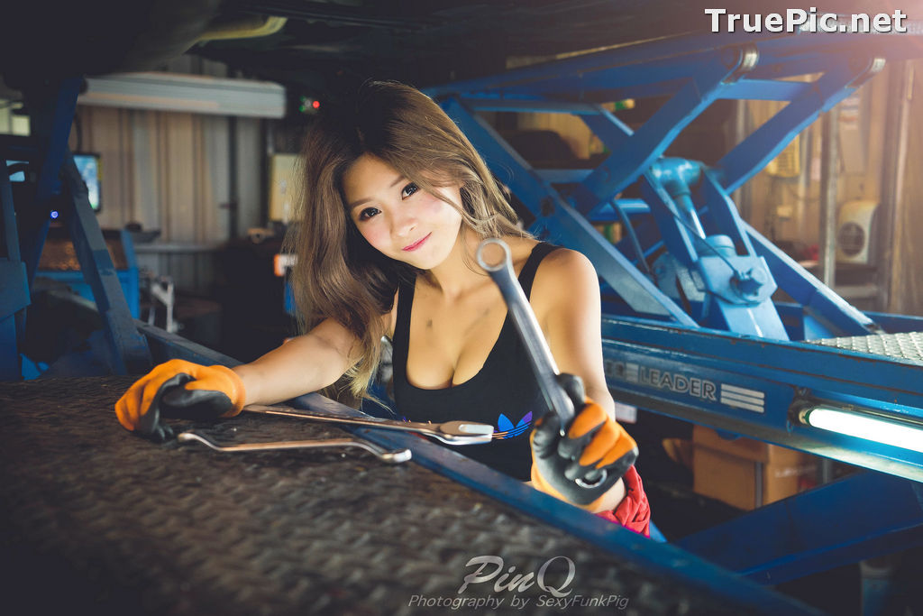 Image Taiwanese Model - PinQ憑果茱 - Hot Sexy Girl Car Mechanic - TruePic.net - Picture-26