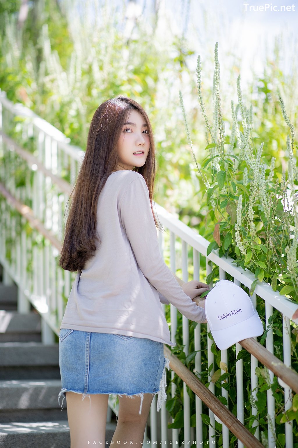 Image-Thailand-Cute-Model-Creammy-Chanama-Beautiful-Angel-In-Flower-Garden-TruePic.net- Picture-76