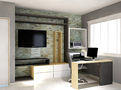 ARQUITECTURA SAGAZ: Centro de entretenimiento y área de trabajo