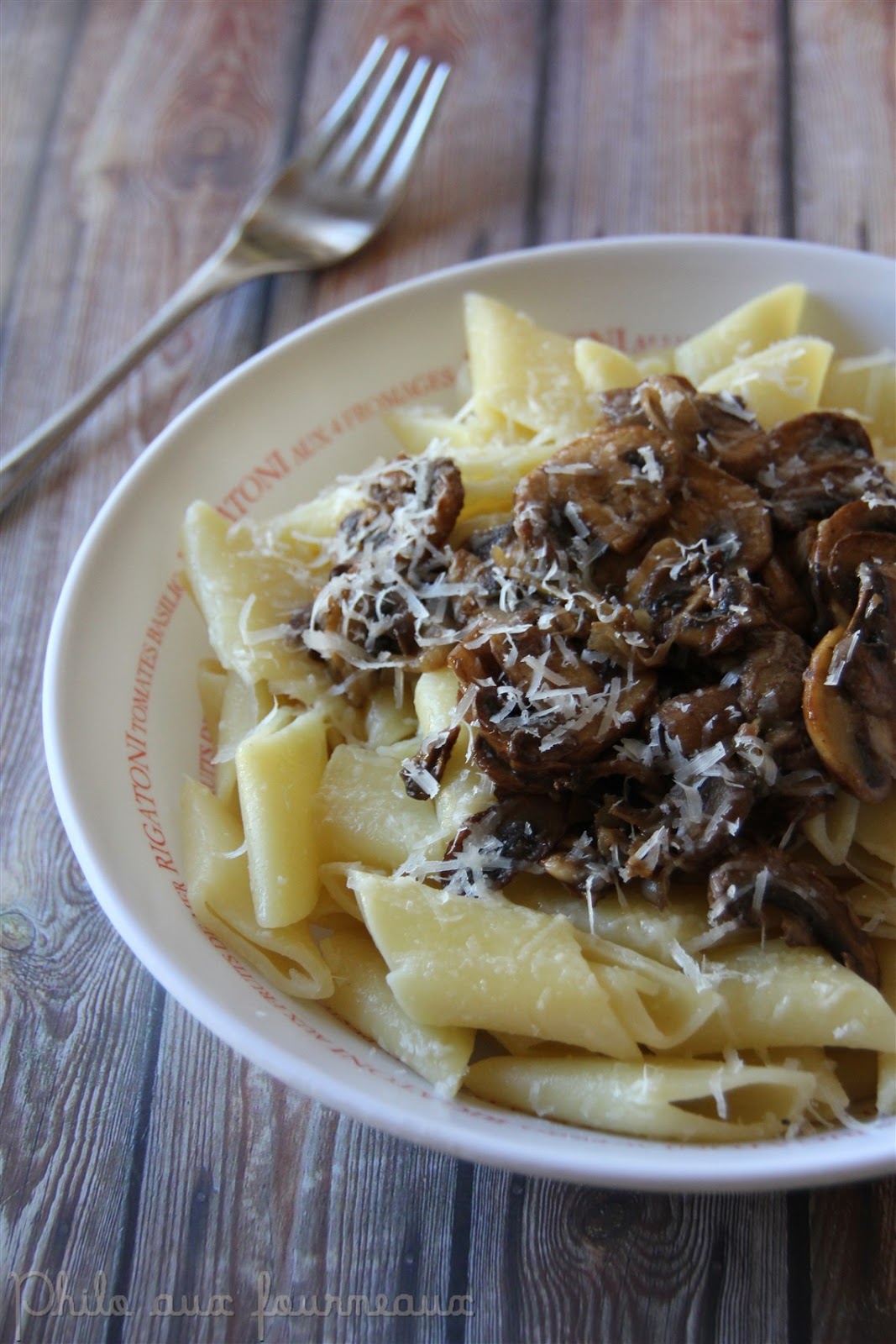 Philo aux fourneaux Pâtes aux oignons & champignons caramélisées