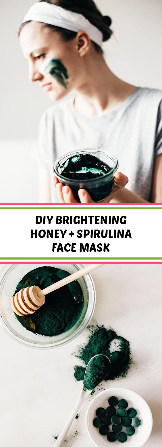 DIY Brightening Honey + Spirulina Face Mask Idnewstimes