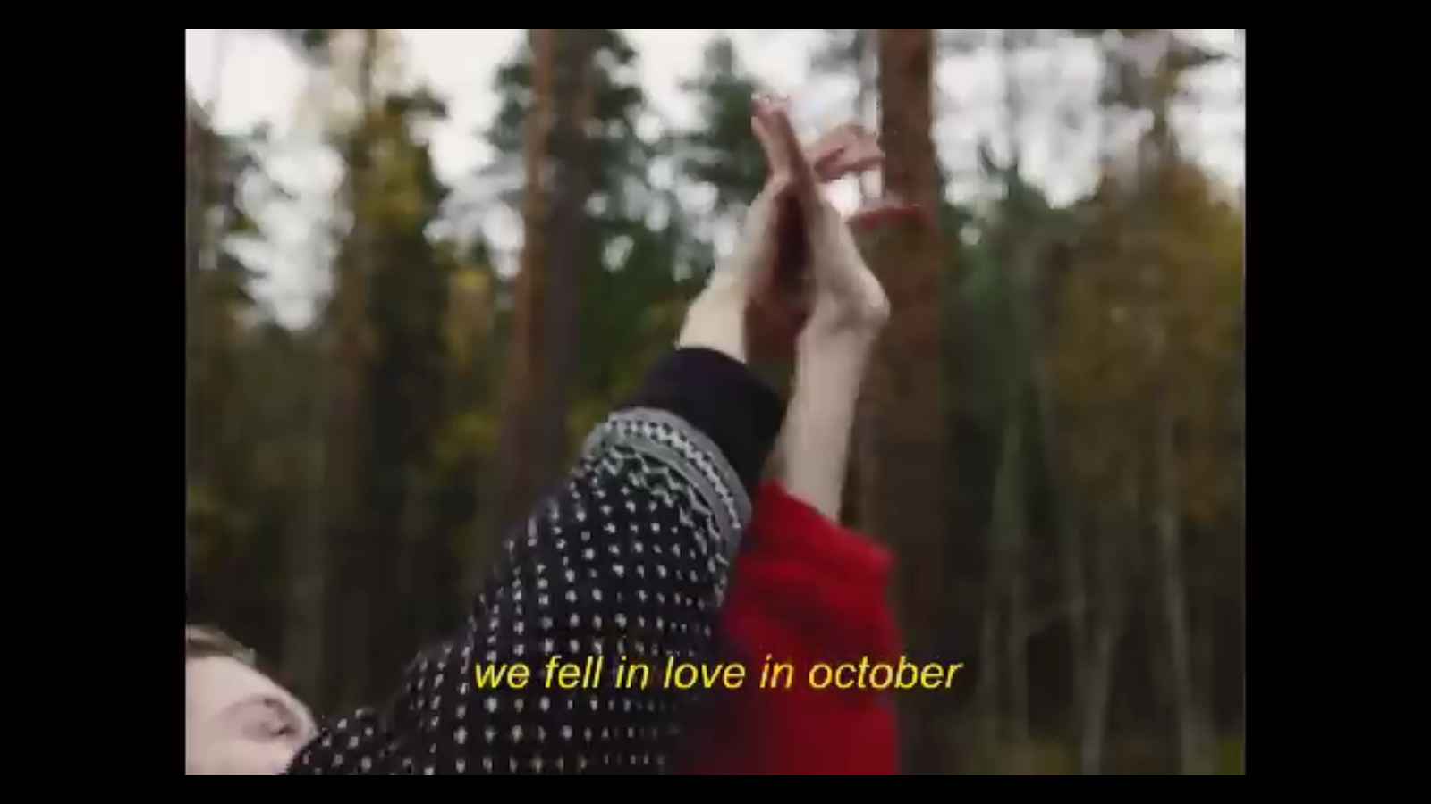 Feeling love in october. We Fall in Love in October. We fell in Love in October. We fell in Love in October Ноты. Текст песни we fell in Love in October.