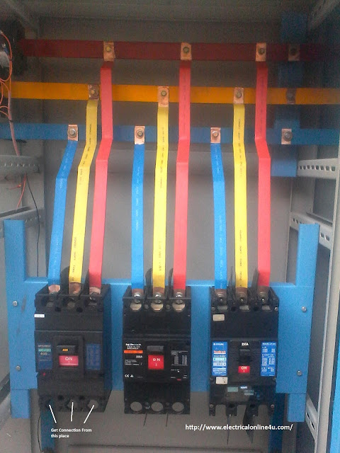 Circuit Breaker Installation For Three Phase Supply - Ammeters