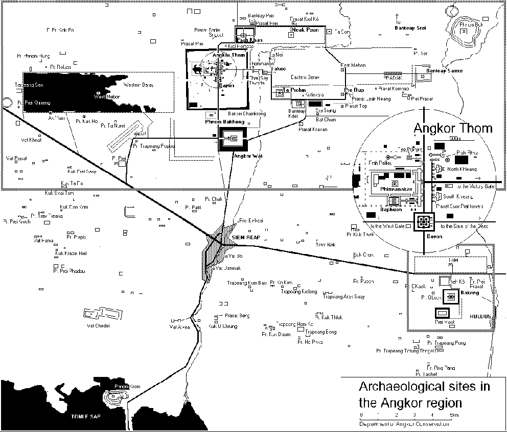 Angkor Thom Map