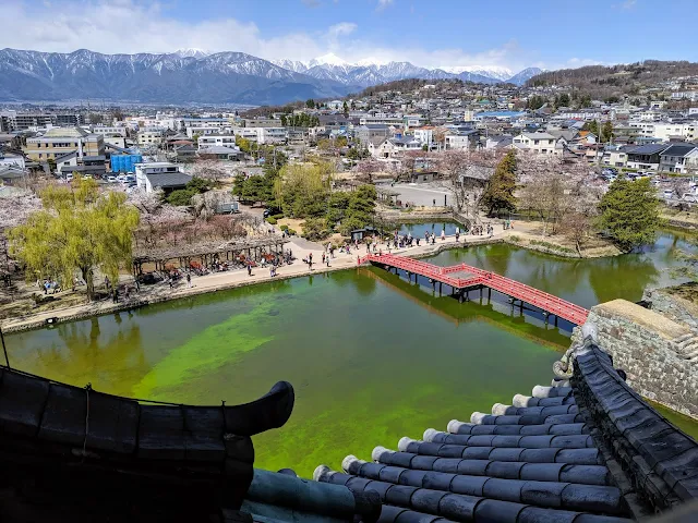 View from the top of Matsumoto Castle