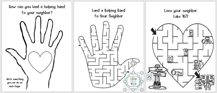 Bible Fun For Kids Love Your Neighbor