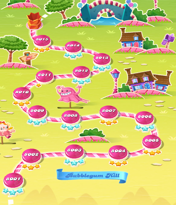 Candy Crush Saga level 8001-8015 Candy Crush Saga level 8001-8015