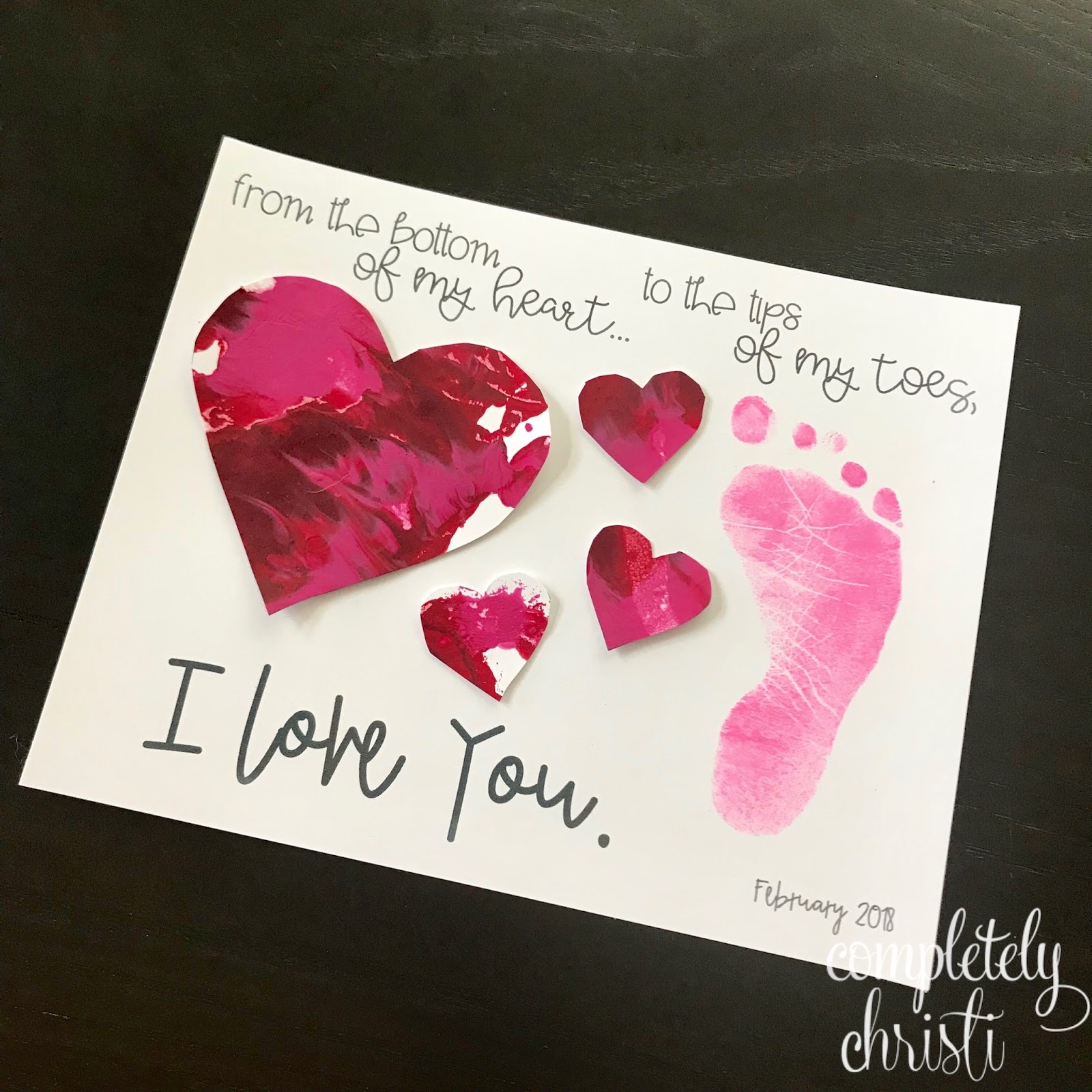 Easy Valentine Craft for Toddlers - Completely Christi