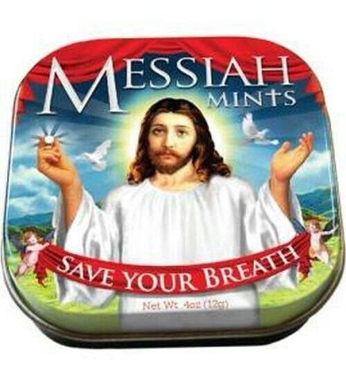 Funny Jesus Messiah Mints Save Breath Joke Picture Meme