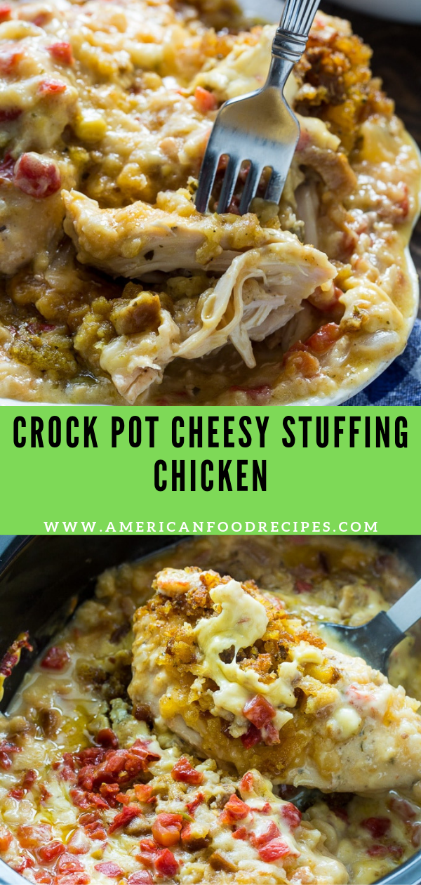 Crock Pot Cheesy Stuffing Chicken - Kangmusofficial.com
