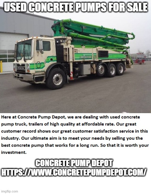 Used Concrete Pumps for Sale