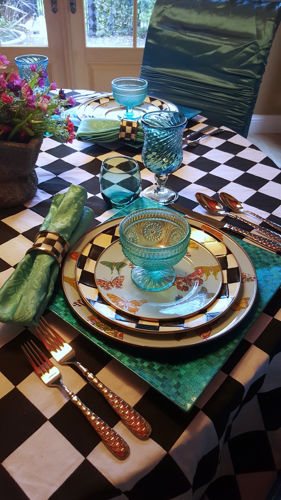 MacKenzie Childs Spring Tablescape Life and Linda