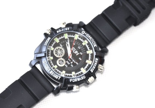spy watch 8gb 12mp infrared night vision jam tangan kamera model g-shock