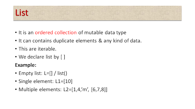 Data Types of Python: Mutable- List, Set, Dictionary; Immutable- Number ...