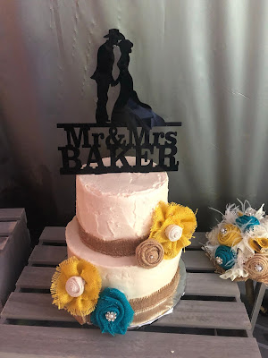 country wedding cake