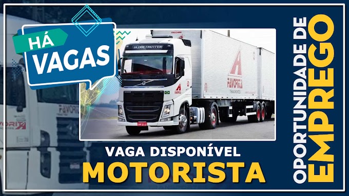 Transportadora Favorita abre vagas para motorista BI-TREM