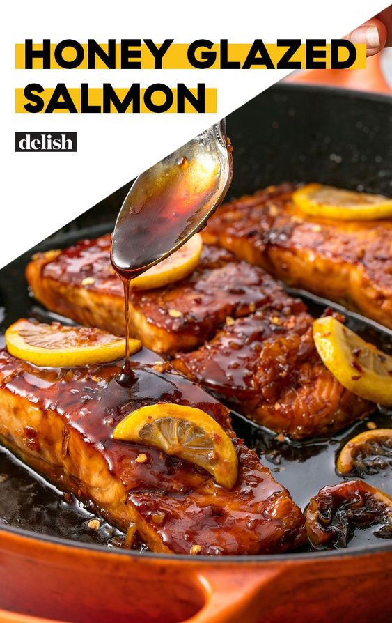 Honey Garlic Glazed Salmon dessert recipes diabetics