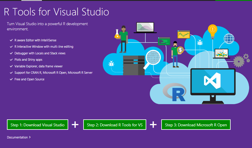 Hodentek Do great statistics using R Tools for Visual Studio 2015