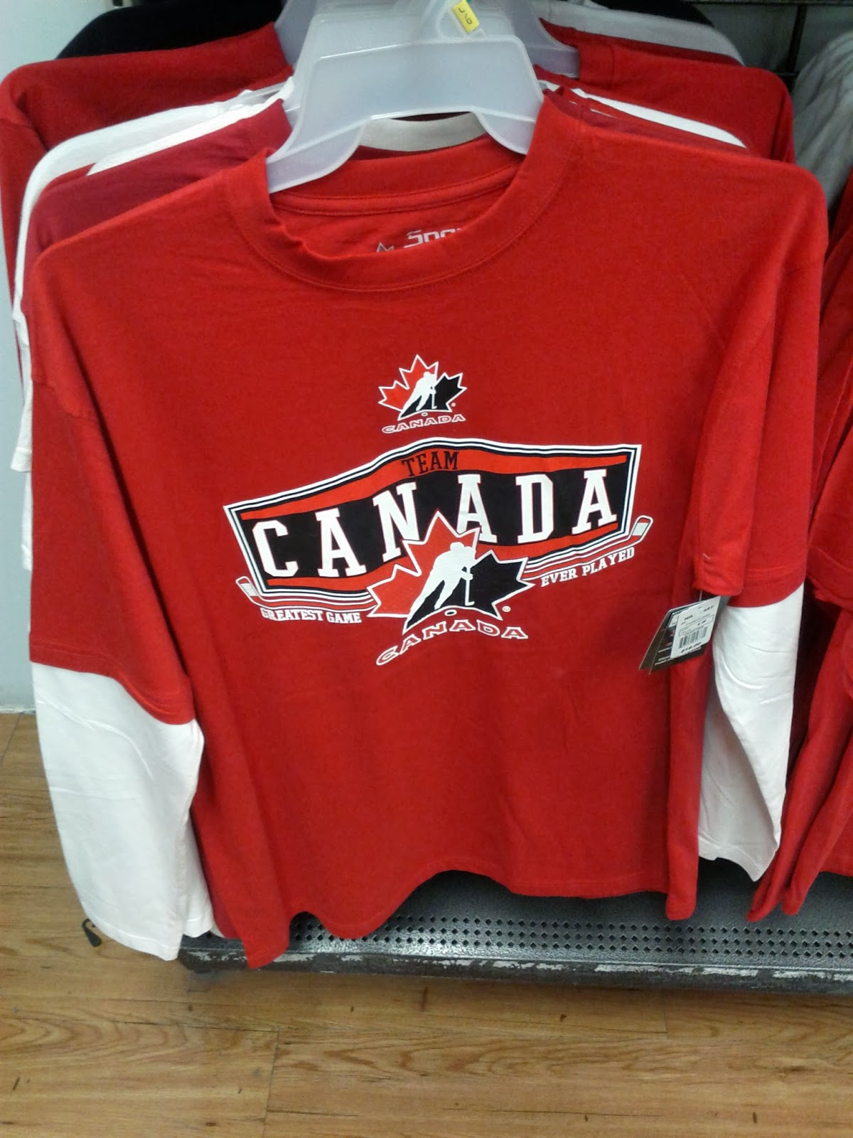 Toronto things: Cheap Team Canada Hockey shirts and sweatshirts and ...