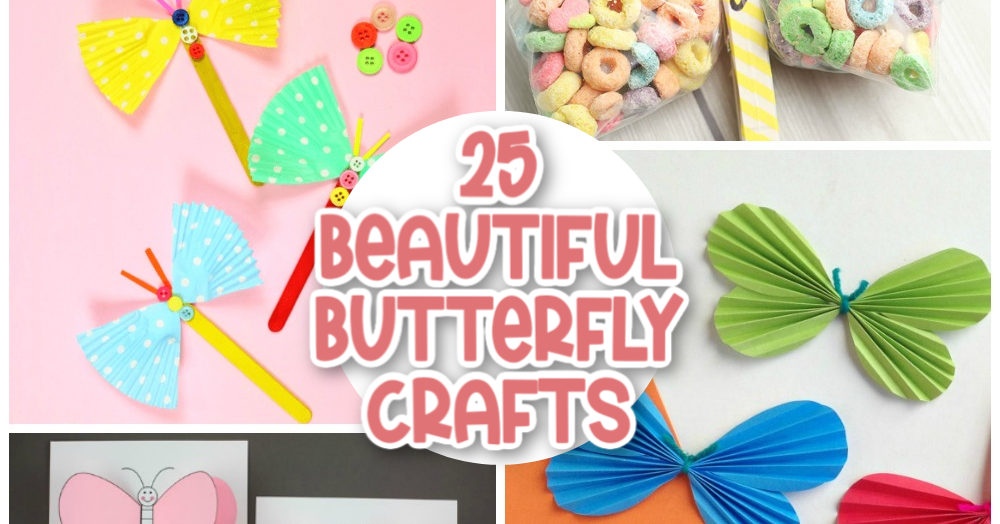 How To Make A 3D Paper Butterfly Craft - I Heart Crafty Things