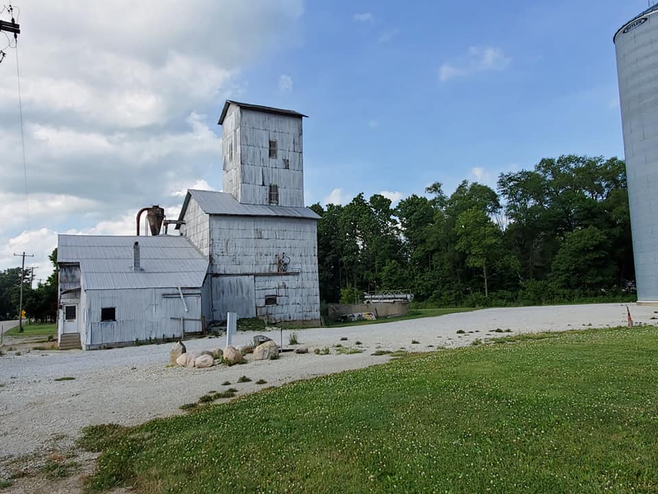 Towns and Nature Hortonville, IN Still has wood grain elevator