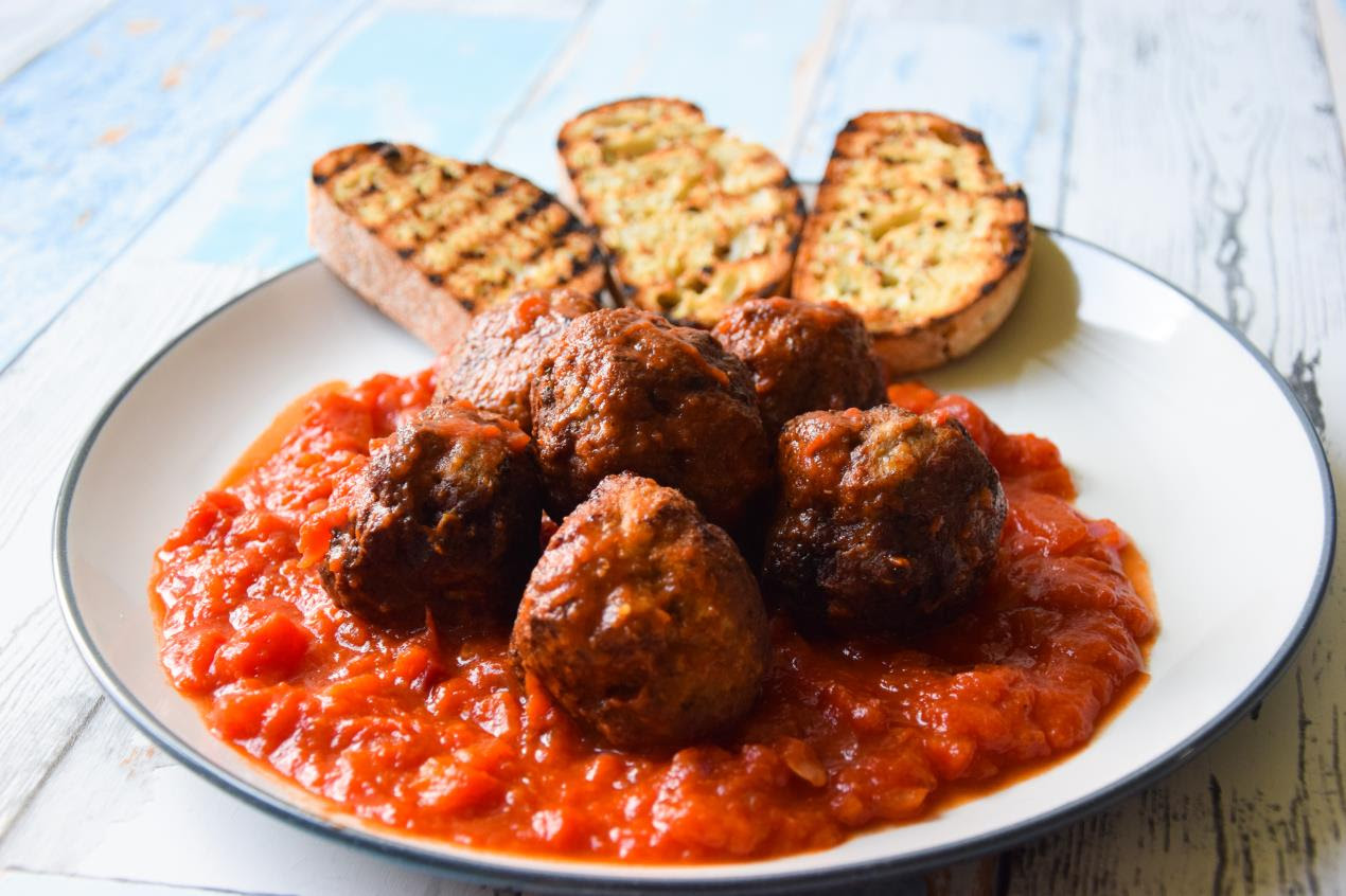 PEBBLE SOUP Venison Meatballs with Molten Paté Centres