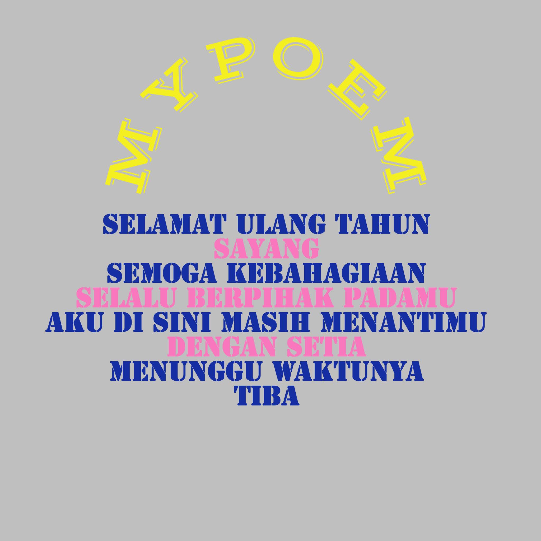 Kumpulan Puisi Ulang Tahun Untuk Pacar Kalian Keren Banget