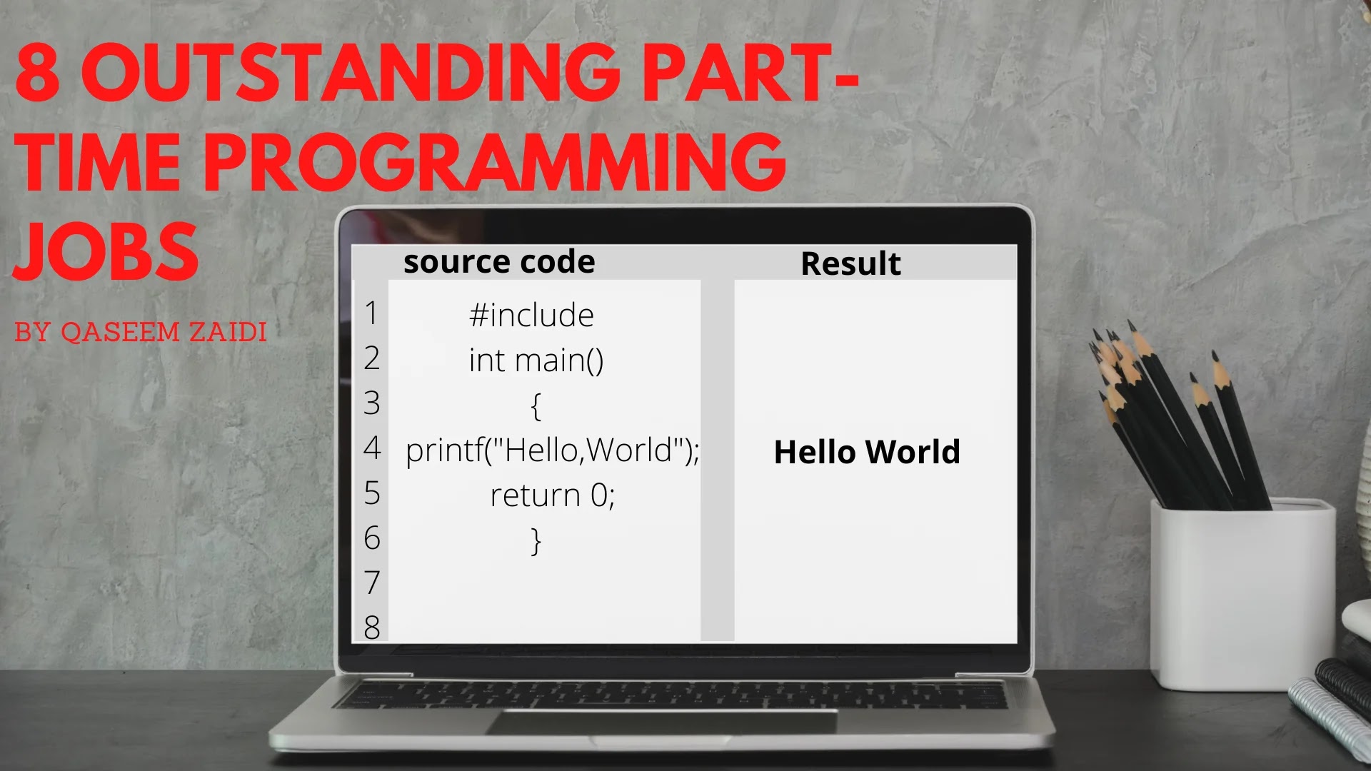 8 Outstanding Part-Time Programming Jobs Or How to create passive income as a programmer.