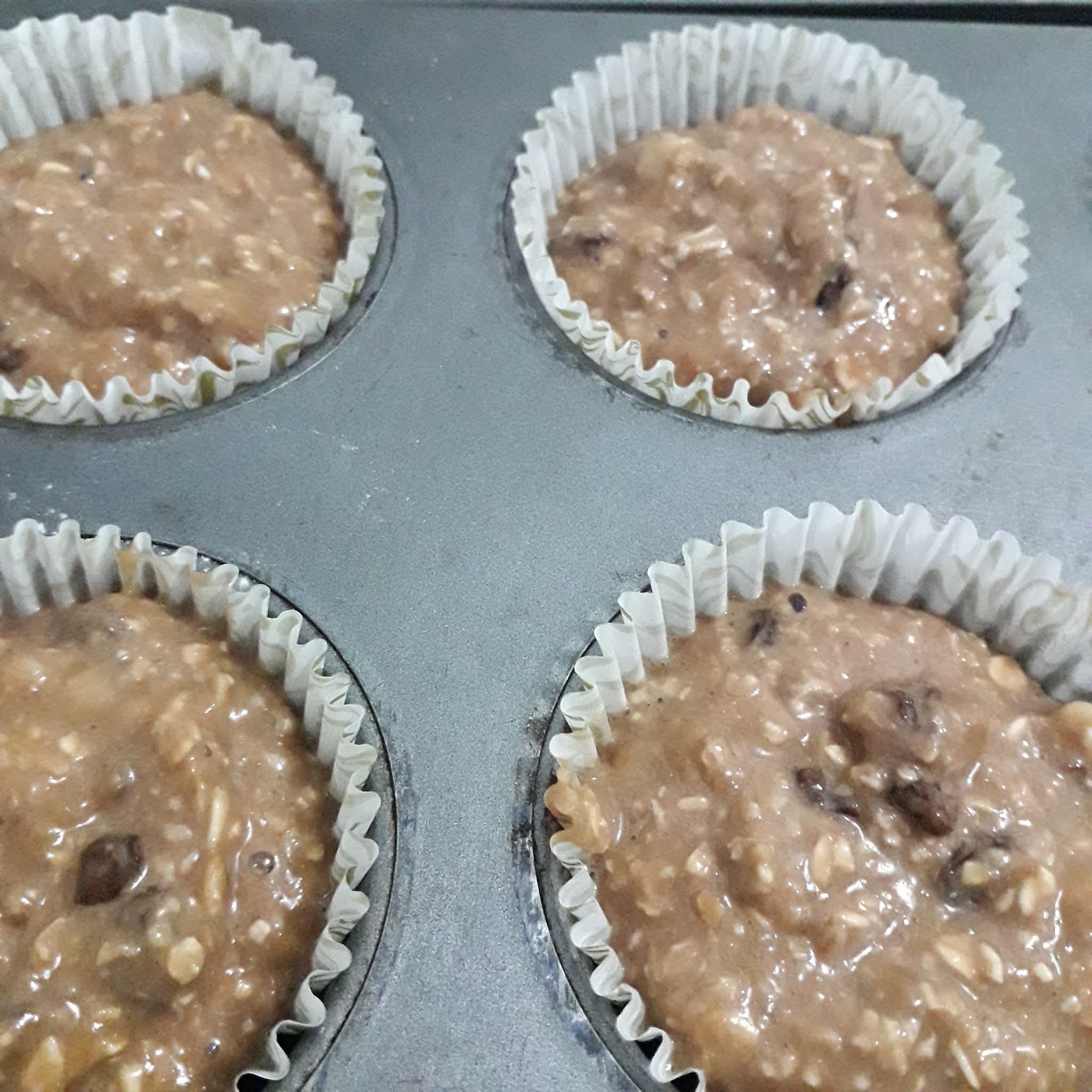 Muffin de banana (sem glúten) Naturebices da Elen